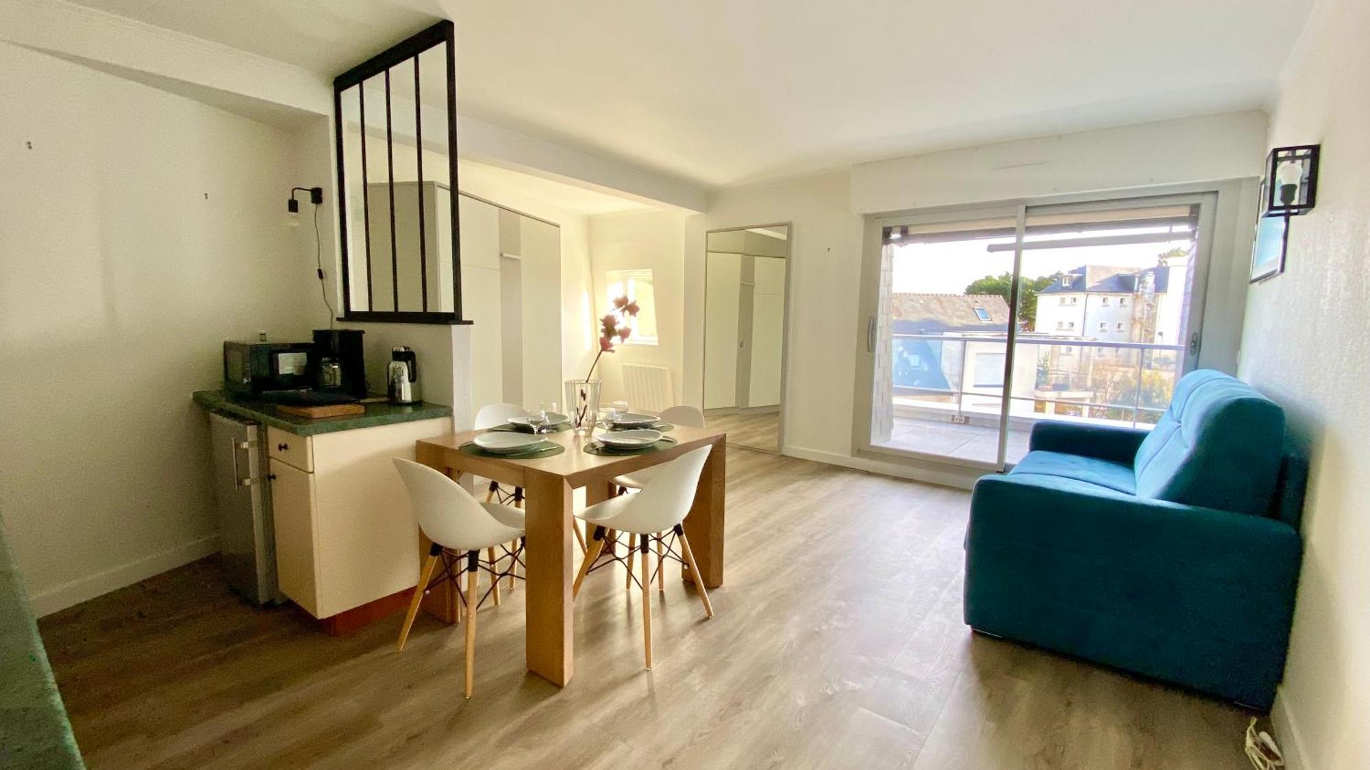 Appartement Avec Vue Mer Et Parking Benodet Bagian luar foto